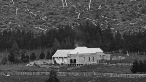 Glenhill a Sinclair family home as seen in the 1880s.