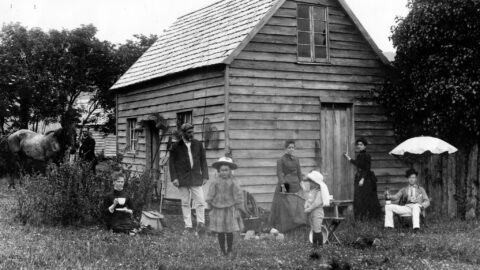 The McIlvride family - c1888 - Wainuiomata Historic Museum Society