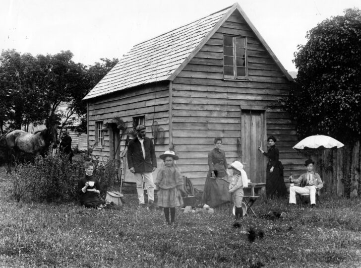 The McIlvride family - c1888 - Wainuiomata Historic Museum Society