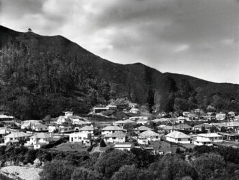 Poole Crescent as seen from The Rock - c1950s - WHMS: L3716a