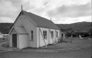 Wainuiomata Old Union Church 12 August 1968 Wellington City Council Archives, 00158-3376-x (sheet 8151c) CC-BY Wellington City Council Staff Photographer