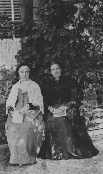 Martha Sinclair & her mother Sarah Mowlem (G/S/B) - c1888 - WHMS: P1143