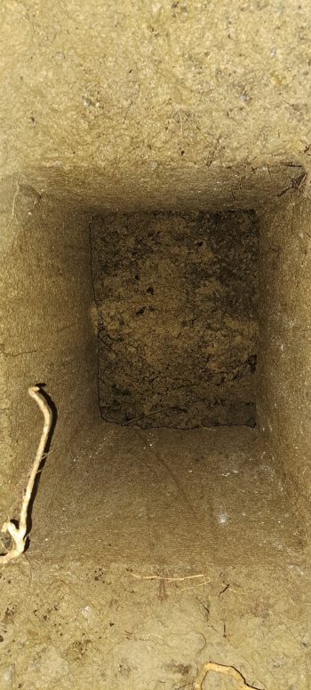 An 1880s Wainuiomata Water Race Manhole - Photo taken in 2025 - © wainuiomata.net