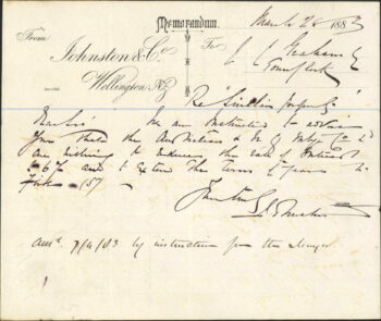 Offer for purchase portion of Wainui Water Race - Wellington City Council Archives, 00233-1883/6046