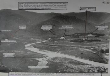 1880s Photo of Sinclair land with Annotations