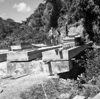 Solomon Knob Bridge - 22 January 1969 - Wellington City Council Archives, 00158-3550-h (sheet 8707b)
