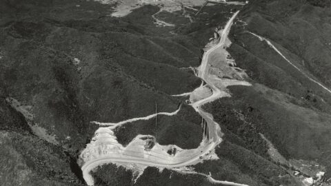 Wainuiomata Road in 1964 - WHMS