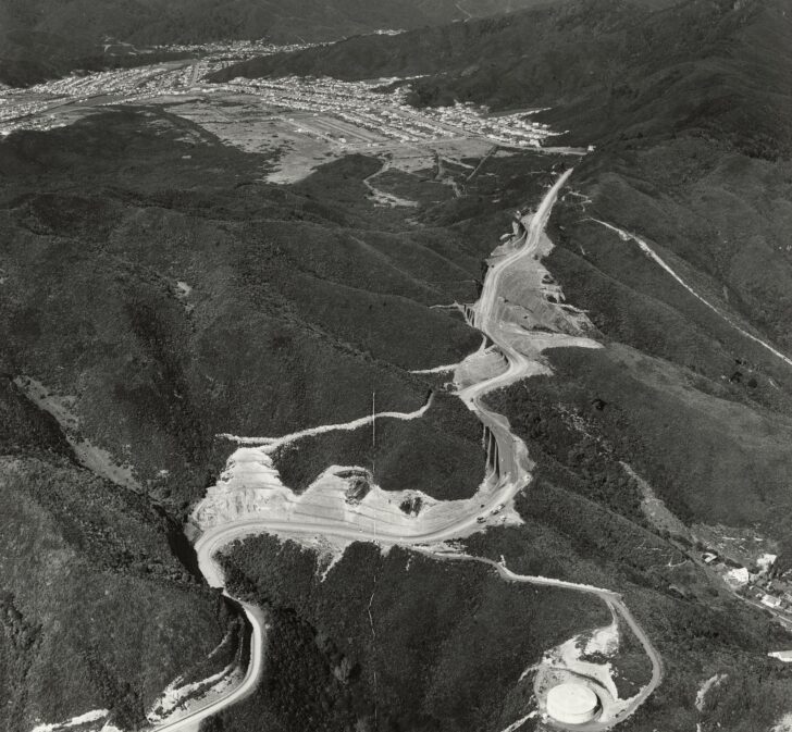 Wainuiomata Road in 1964 - WHMS