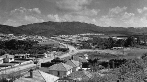 Main Road Wainuiomata - Source: Wainuiomata Historical Museum (Harry Short collection)