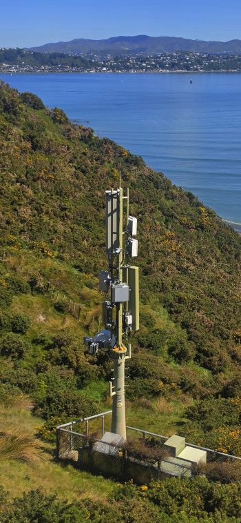 nz8448 Communications tower near Burdans Gate, Gollans Valley - 2026 - © wainuiomata.net
