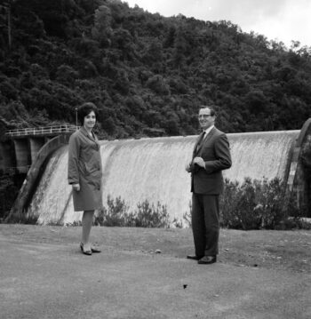 Morton Dam Spillway - 18 April 1968 - CC-BY - Wellington City Council Archives, 00158-3174-a (sheet 7676a)