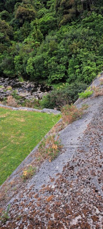 Wainuiomata River from the top of Morton Dam - 2024 - © wainuiomata.net