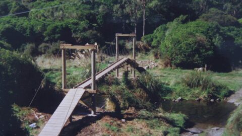 Gums Loop Bridge in the mid 1990s located west of the ford - © Jeremy Foster