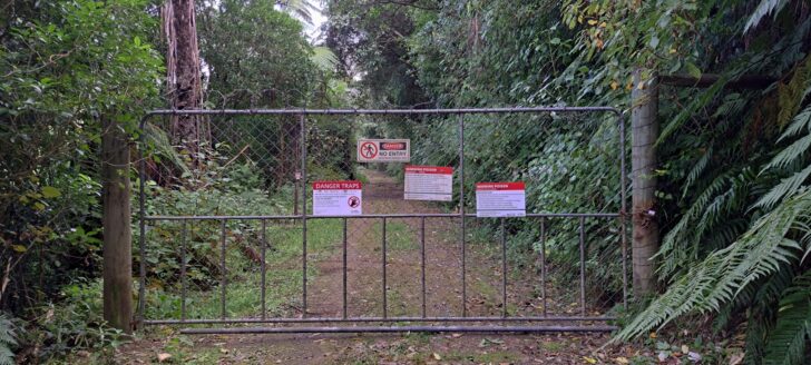 Maintenance Road Gate - 2025 - © wainuiomata.net