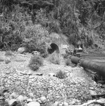 Orongorongo Jigger Pipe Tunnel - 25 September 1964 - Wellington City Council Archives, 00158-1695-d (sheet 3860b)