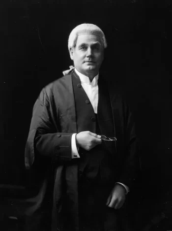 Chief Justice of the Supreme Court Formal portrait of Sir Charles Perrin Skerrett, Chief Justice of the Supreme Court. S P Andrew Ltd :Portrait negatives. Ref: 1/1-018711-F. Alexander Turnbull Library, Wellington, New Zealand. /records/23146538 - c 1920s
