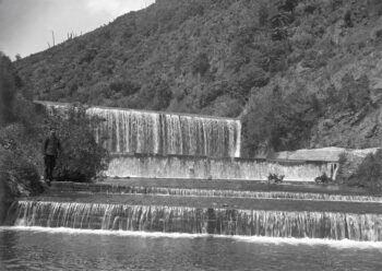 Lower Dam Spillway This image is in the public domain.