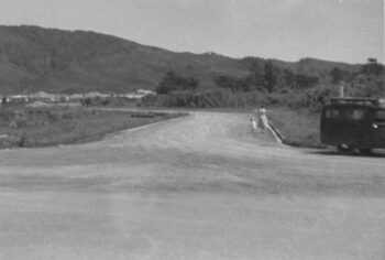 Early Queen Street as seen from Fitzherbert Road