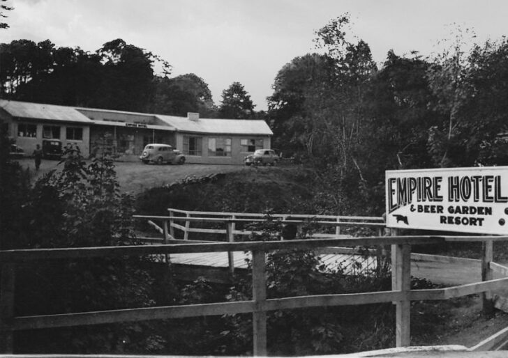 Empire Hotel in 1955 - WHMS