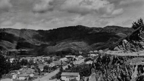 Moores Valley Road as seen from The Rock - c1950s - WHMS: L3716a