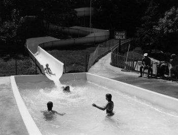 Water Slide, Baths complex, Moohan St, WOA - 15 Jan 1985 - WHMS: L3399