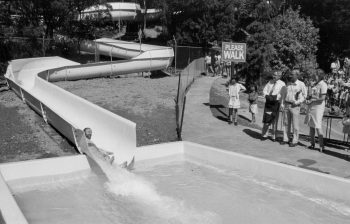 Waterslide, Baths complex, Moohan St, WOA - Nov 1984 - WHMS: L3401