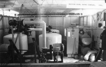 Machine room, Baths Complex, Moohan St, WOA - c1984 - WHMS: T4110
