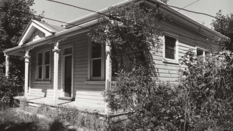 School House in Homedale - 1987 Wainuiomata. Todd, Harry Jackson :Photographs. Ref: PAColl-6060-1-0174. Alexander Turnbull Library, Wellington, New Zealand. /records/22400908
