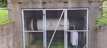 Green Pipe next to the Wainuiomata Chlorine Plant - 2024