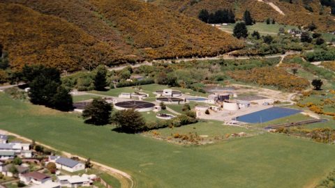 Coast Road - Sewerage Treatment Plant - Joe Hughes Photos - Oct 1987 - WHMS: AV105