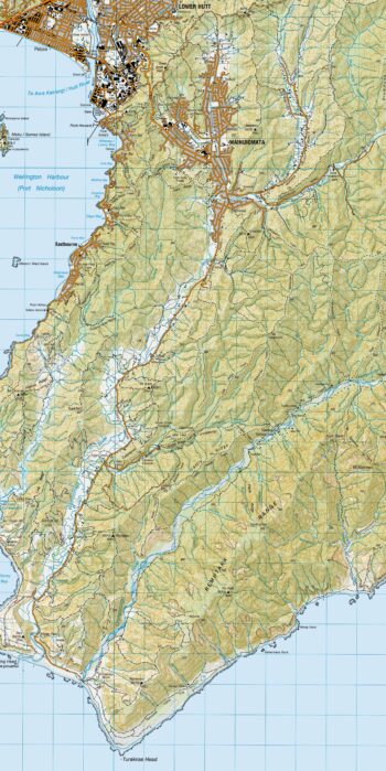 Map Topo50 BQ32 Wainuiomata - Year: 2019