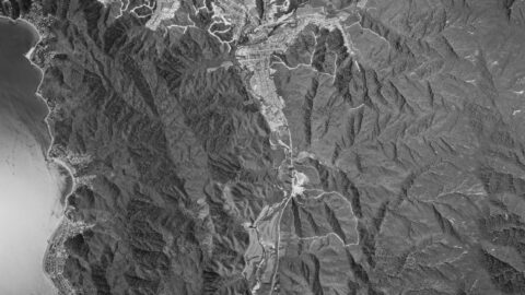 Aerial Photo of Wainuiomata in 1974 License: LINZ CC-BY 4.0