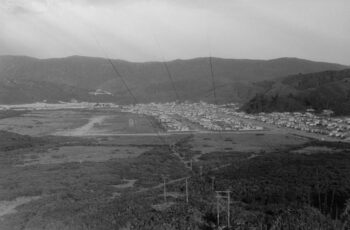 View of Wainuiomata Valley circa 1960. Photographer: Derek Simpson