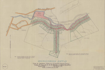 Wainuiomata Extension 17 Plan - 1948