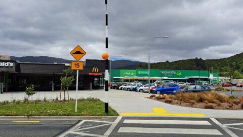 McDonalds & Woolworths in Wainuiomata in 2023 - © wainuiomata.net