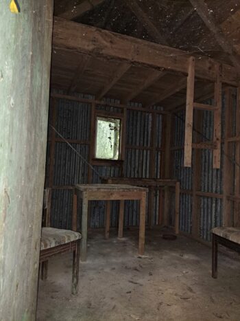Inside Old Hut - 2024 - © wainuiomata.net