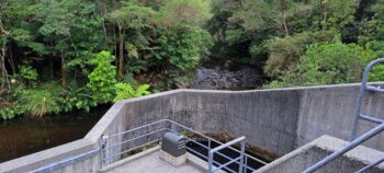Large Weir in the Wainuiomata River - 2024 - © wainuiomata.net
