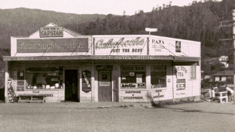 Homedale Shops Wainuiomata- c1950 - Hutt City Library Photo