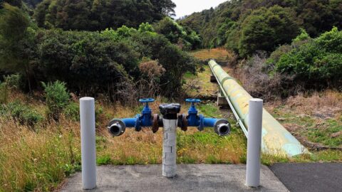 Water Pipe in Waterworks - 2024 - © wainuiomata.net