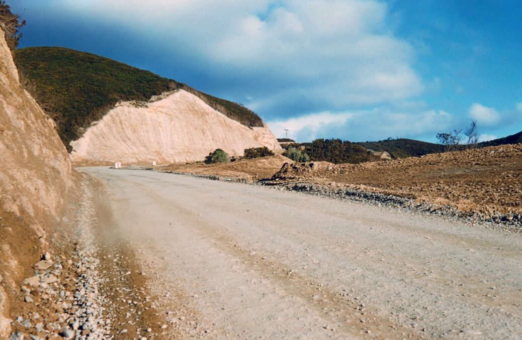 Wainuiomata Hill Road in 1958