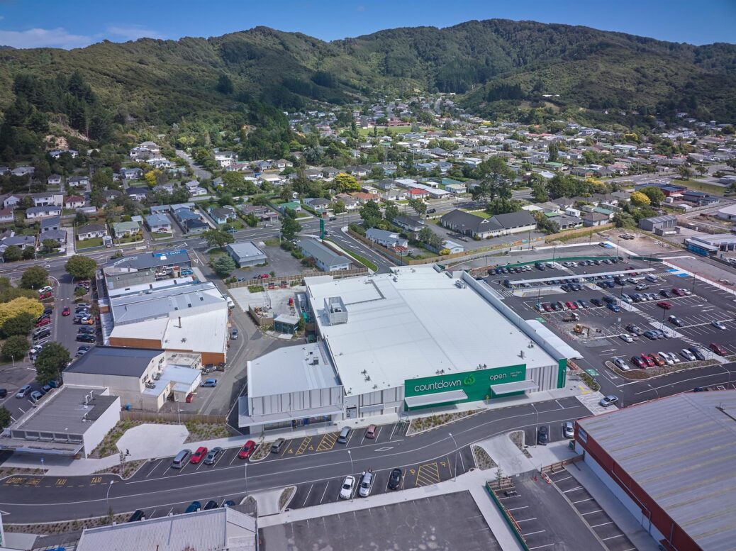 Aerial View of Woolworths in 2022 - Public Domain