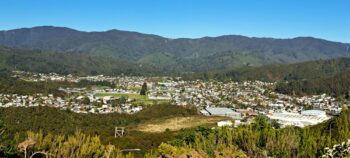 Wainuiomata from Wainuiomata Hill Lookout - 2024 - © wainuiomata.net