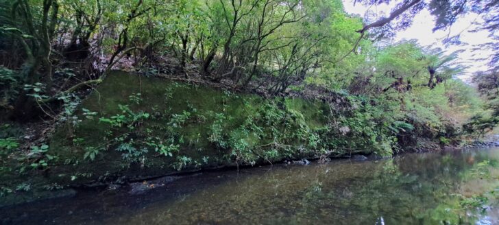 Concrete Wall at Wainuiomata River - 2024 - © wainuiomata.net