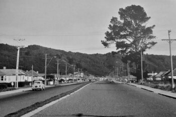 Wainuiomata Road - April 1966 - Source: Wainuiomata Historic Museum Society