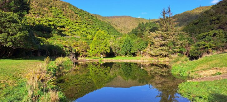 Lagoon at Camp Wainui - 2024 - © wainuiomata.net