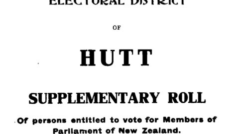 Hutt Electoral Roll