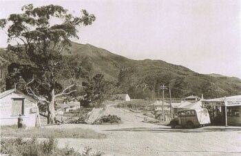 Main Road in The Village - Source: Wainuiomata Historical Museum