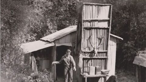 Research Station for Internal Affairs to control the possum problem in 1946 - Source: WHMS