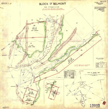 SO 12023 1883 Mowlem and Sinclair Map 1883 Mowlem and Sinclair Map showing Reservoir Valley