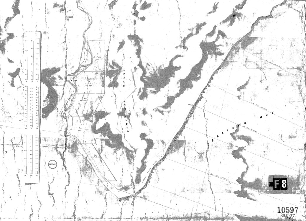 SO 10597 F8 Map of Wai-nui-o-mata and O-Rongo-Rongo Districts - Source: Wellington District Source Plans - 31 Oct 1860